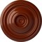 Ekena Millwork Traditional Ceiling Medallion (Fits Canopies up to 4"), Hand-Painted Firebrick, 14 3/4"OD x 1 3/4"P CM14TRFIF - alternate 1